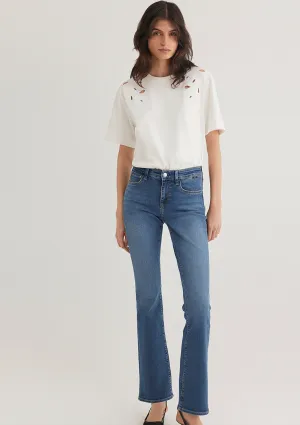 Molly Mid Brushed Stretch Jean Pants
