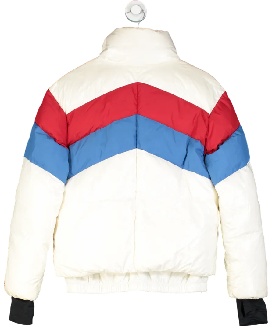 Moncler Cream Down Short Puffer Coat UK M