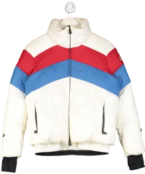 Moncler Cream Down Short Puffer Coat UK M