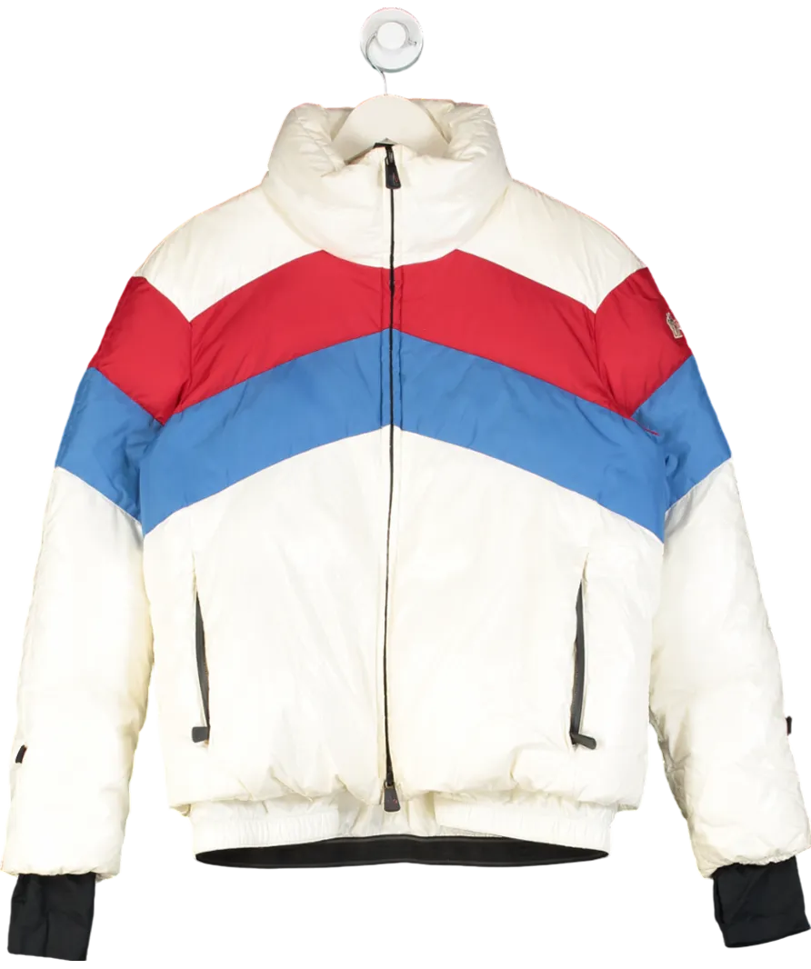 Moncler Cream Down Short Puffer Coat UK M