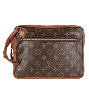 Monogram Wristlet Clutch