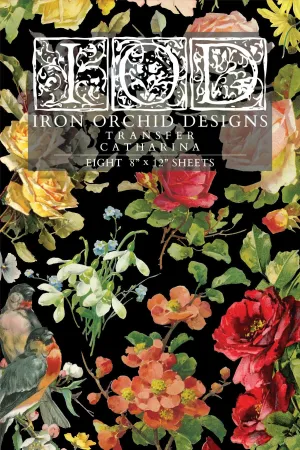 More are on the way-Catharina IOD Transfer 8"x12" Pad™ -Iron Orchid Designs