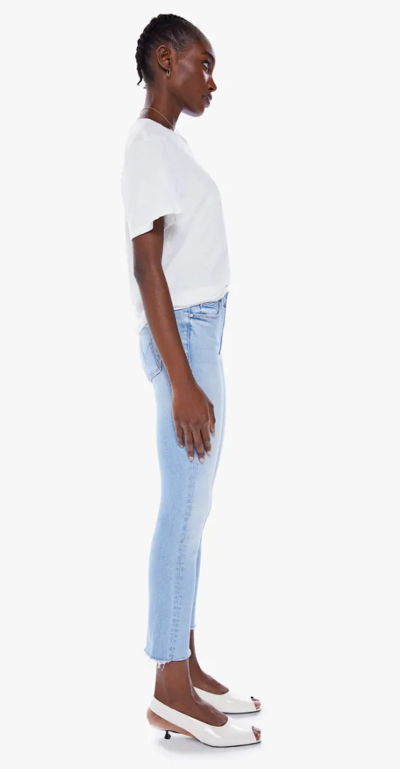 MOTHER - The Mid Rise Dazzler Crop Fray - Sun Kissed