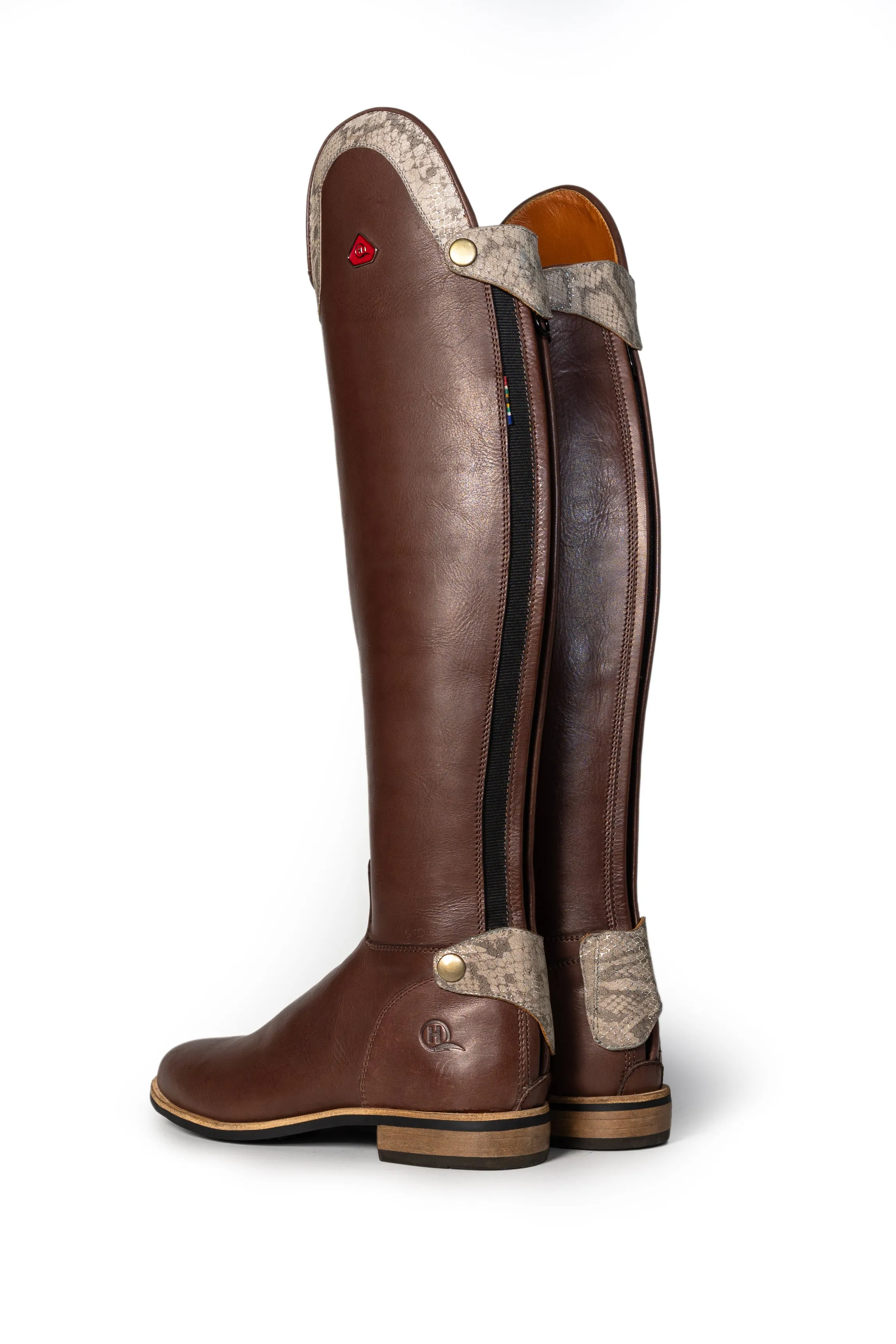 Mudiwa Snake Print Ladies Long Riding Boot