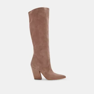 NATHEN BOOTS MUSHROOM SUEDE