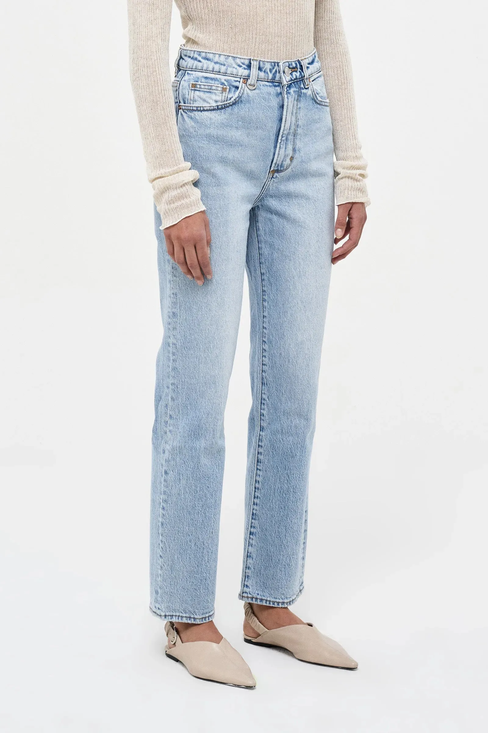 Neuw Denim Nico Straight Jean - Passenger Mid Vintage Indigo