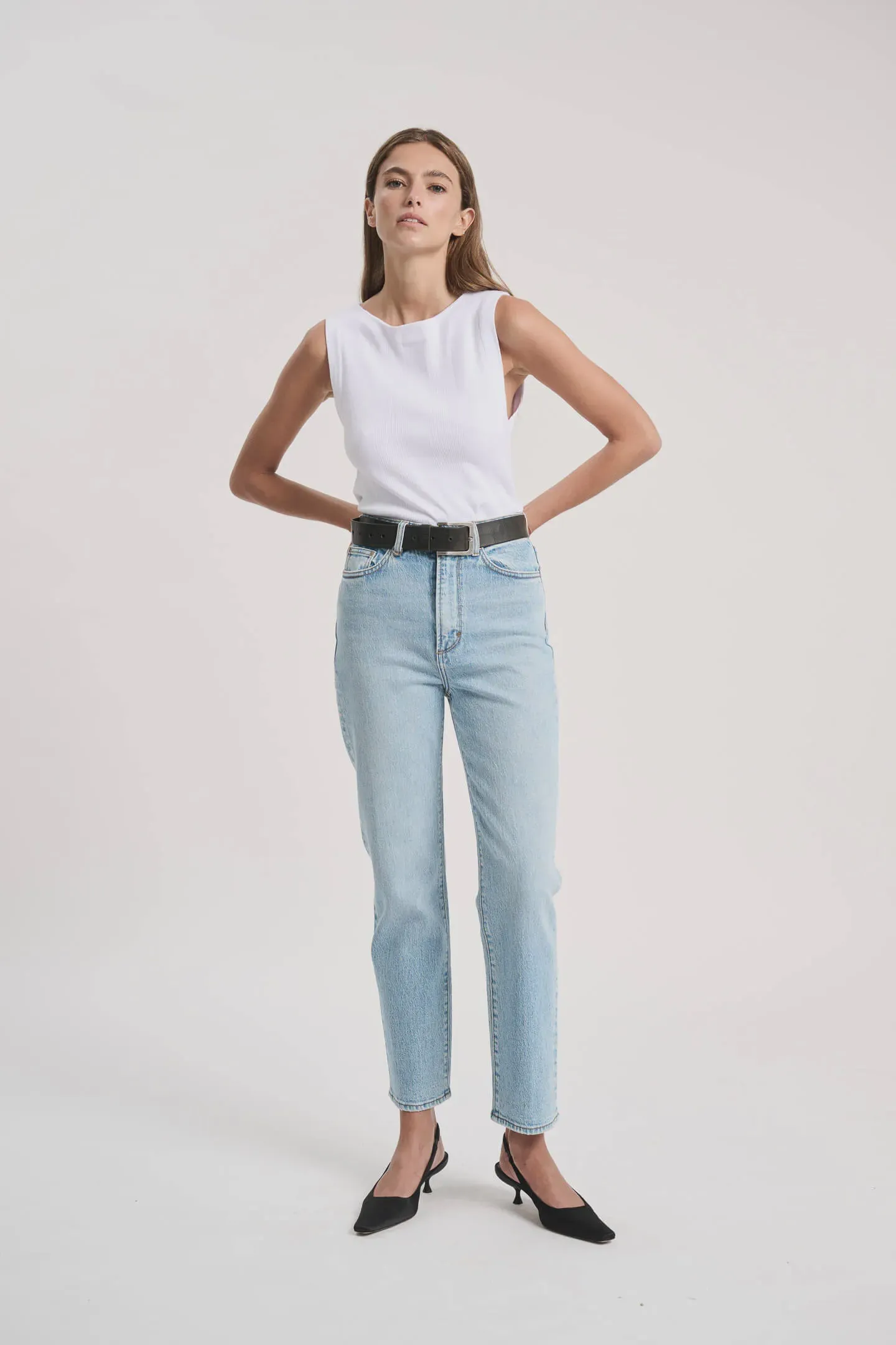 Neuw Denim Nico Straight Jean - Passenger Mid Vintage Indigo