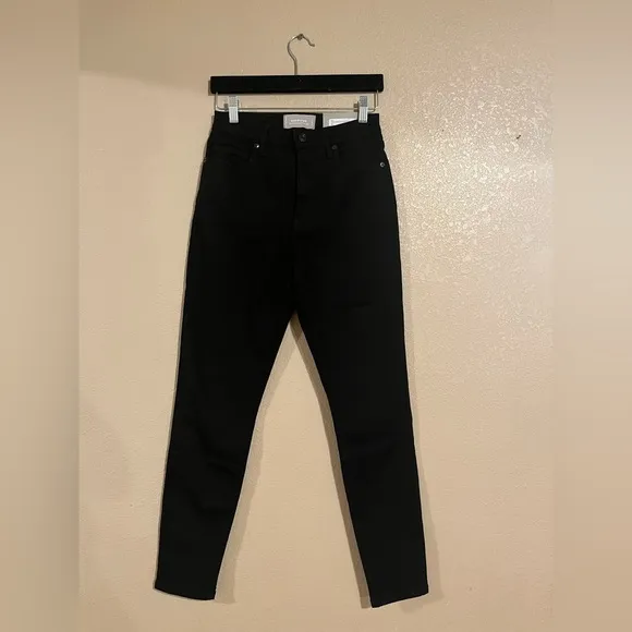 NEW Everlane The Curvy High Skinny Jean black size 26