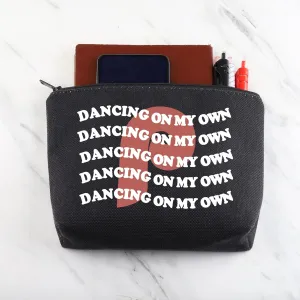 New MNIGIU Philly Baseball Gifts Philly Sports Fans Gift Dancing On My Own Philadelphia Cosmetic Bag World Series Gift (Dancing On My Own Black)