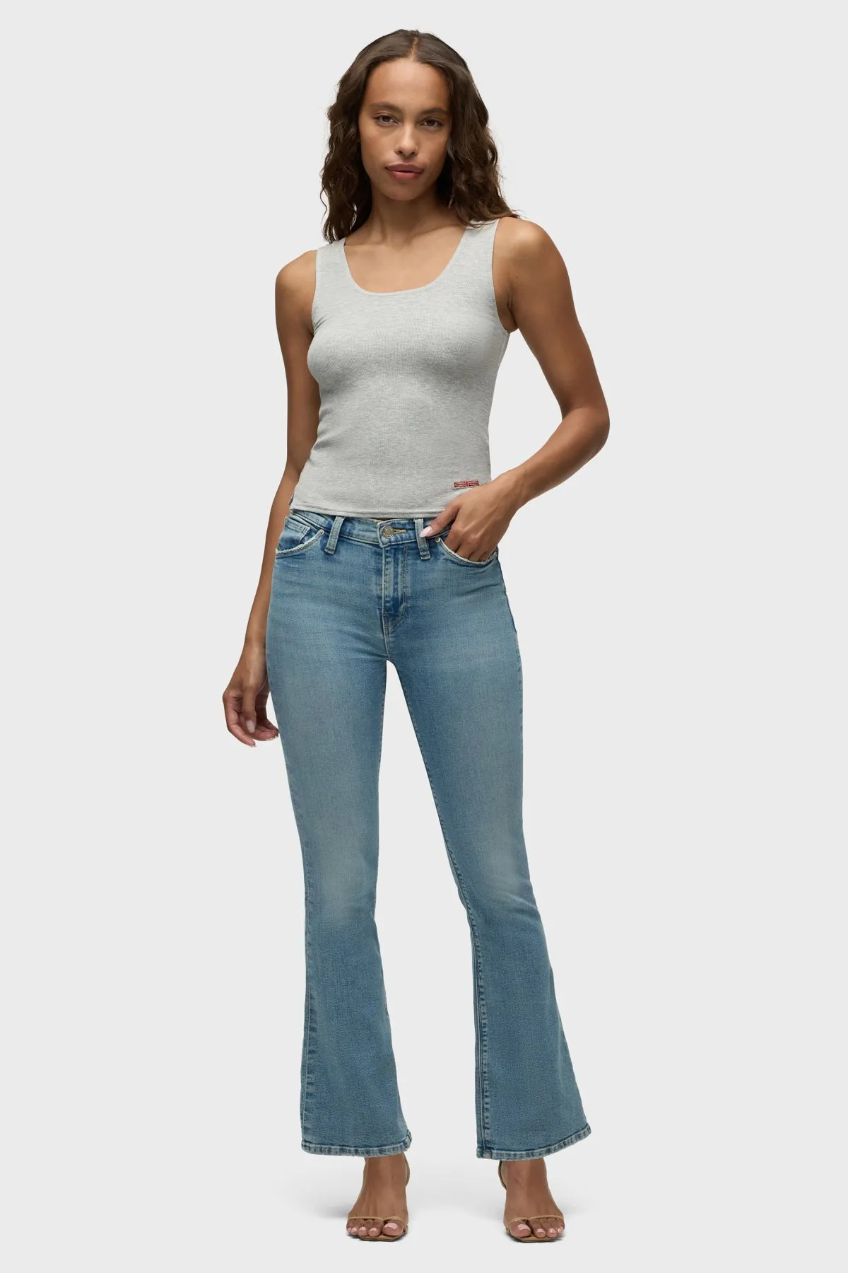 Nico Mid-Rise Bootcut Barefoot Jean