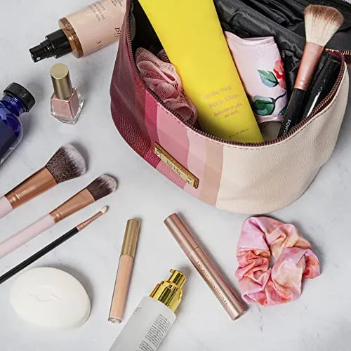 Nicole Miller Makeup Bag, Travel Toiletry Case, and Cosmetic Bag