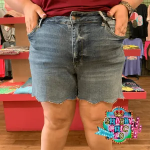 Non Distressed Cut Off Judy Blue Shorts