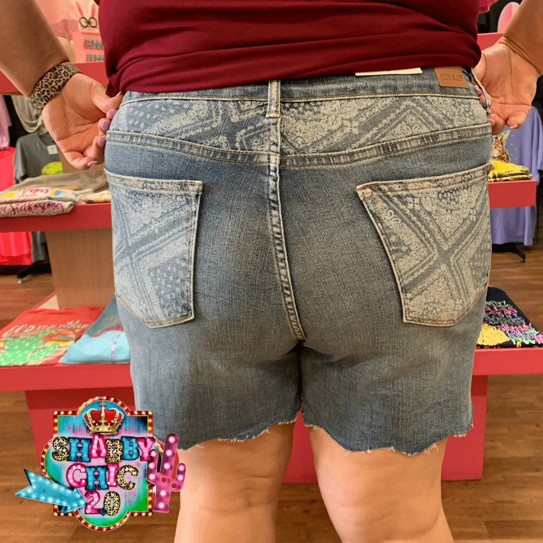 Non Distressed Cut Off Judy Blue Shorts