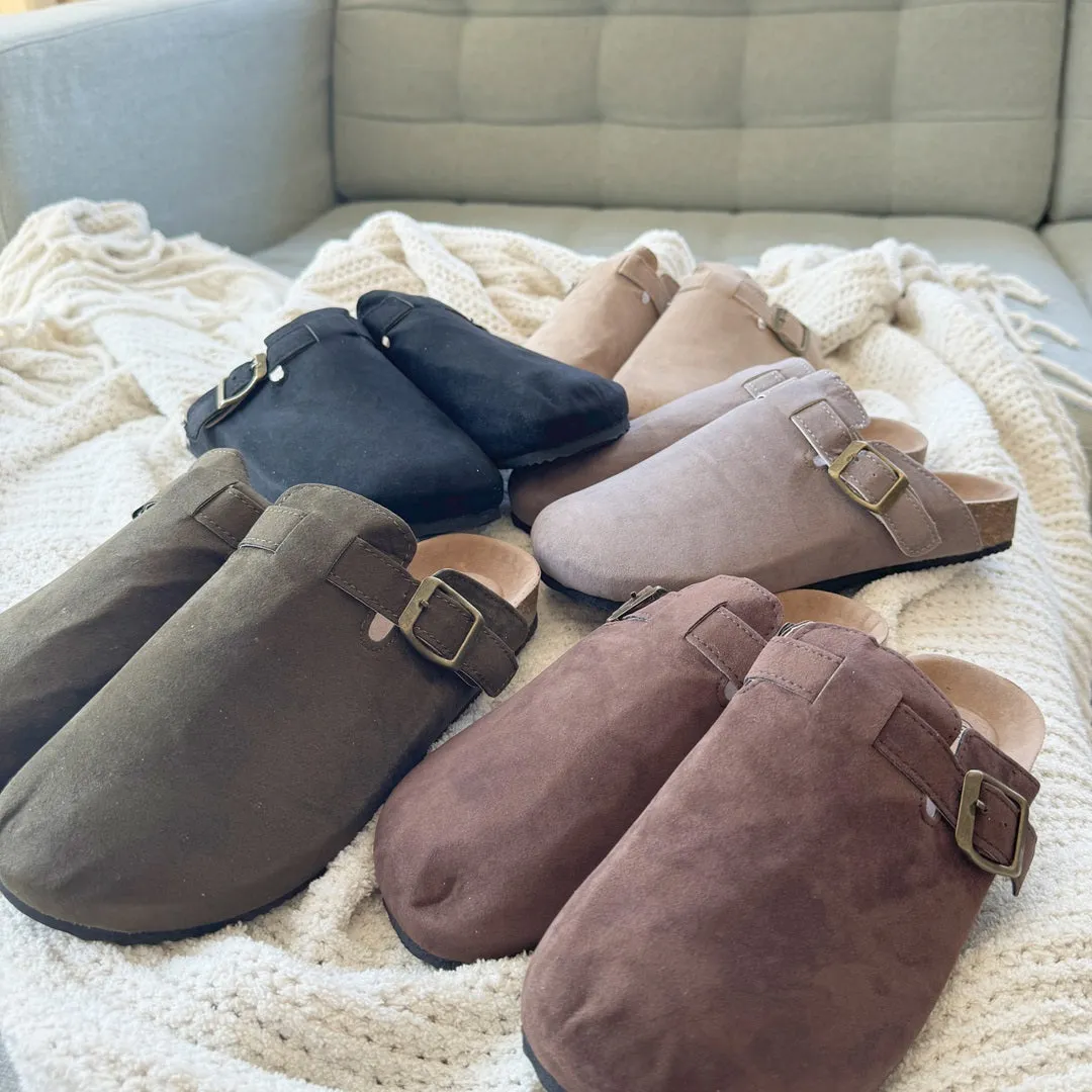 Nordic Suede Clogs - Buy 1 Get 1 Free
