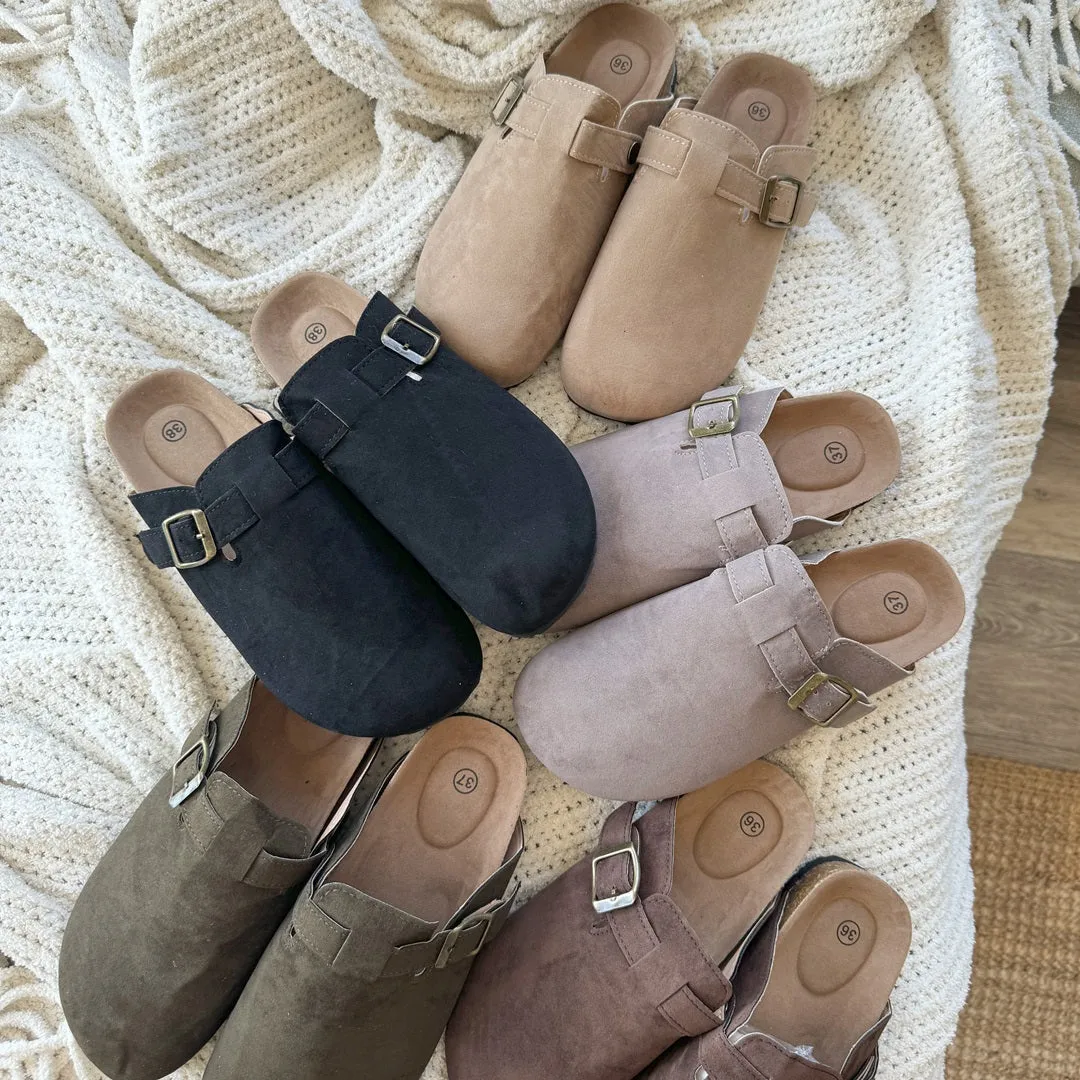 Nordic Suede Clogs - Buy 1 Get 1 Free