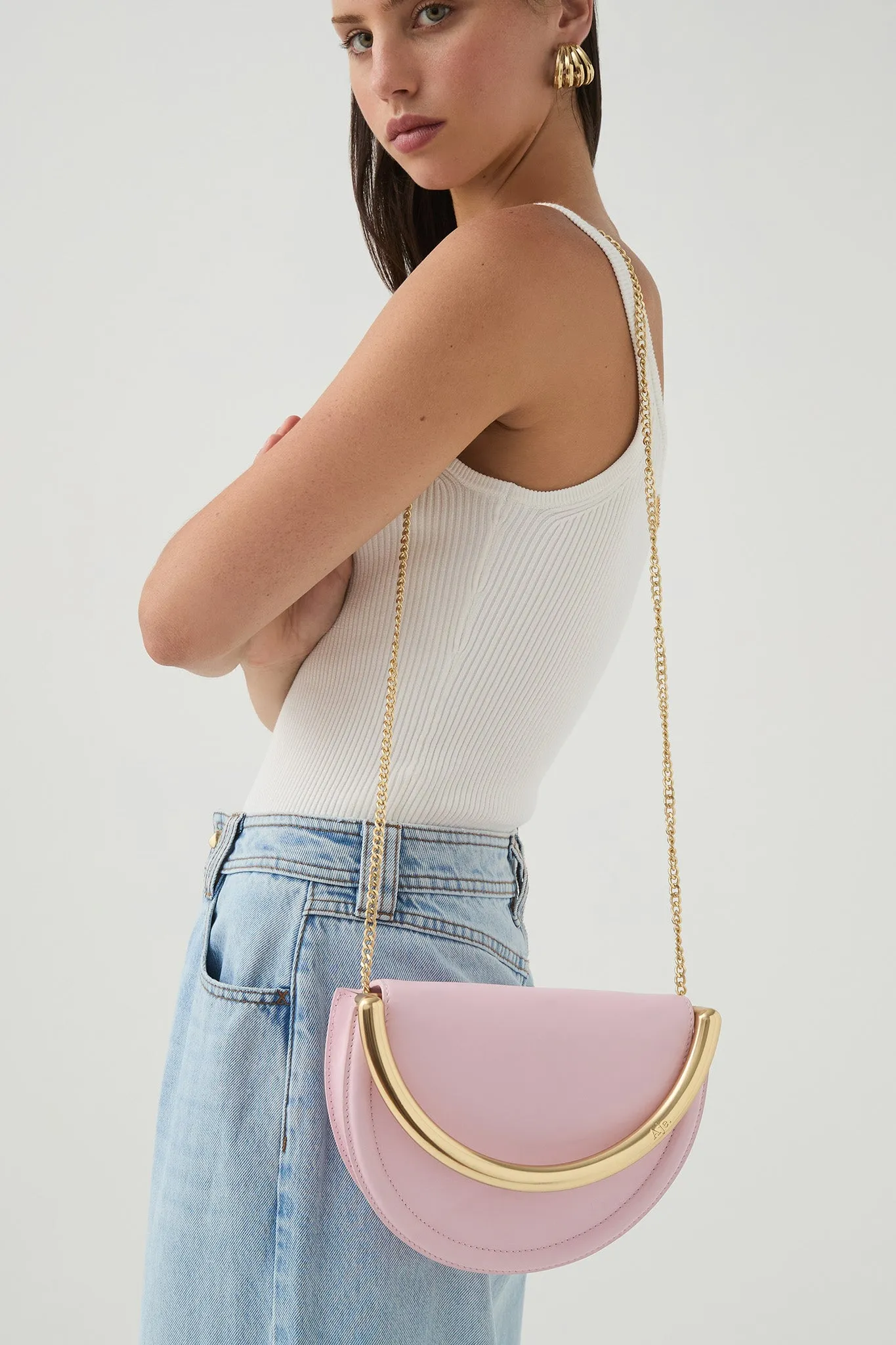 Norma Crescent Clutch