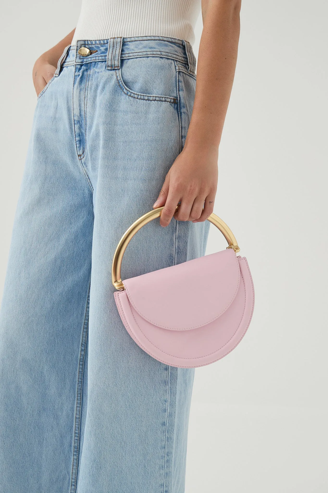Norma Crescent Clutch