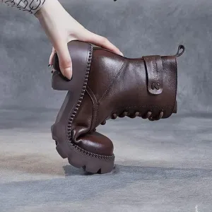 Norma™ | Men's Orthopedic Leather Boots | Genuine Leather, Supportive Design & Cushioned Insole