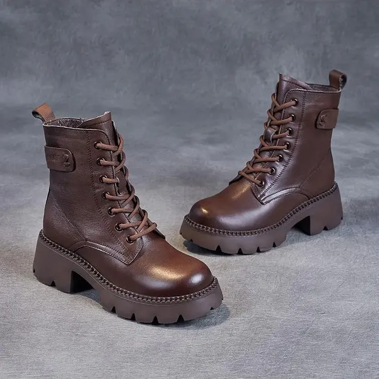 Norma™ | Men's Orthopedic Leather Boots | Genuine Leather, Supportive Design & Cushioned Insole