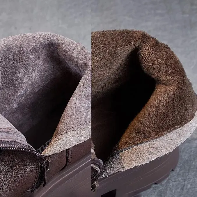 Norma™ | Men's Orthopedic Leather Boots | Genuine Leather, Supportive Design & Cushioned Insole