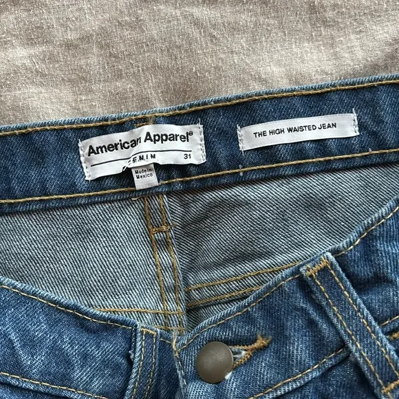 NWT American Apparel High Waisted Jeans