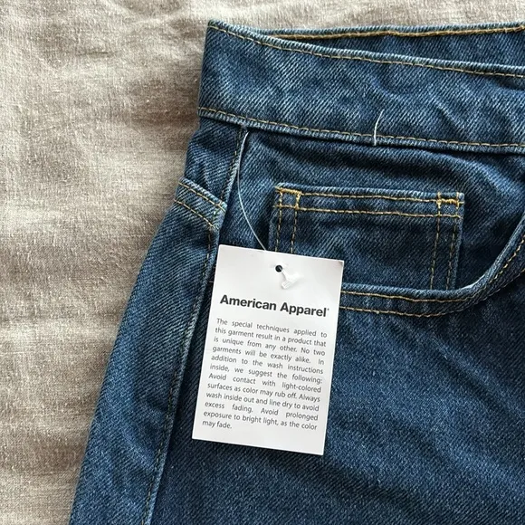 NWT American Apparel High Waisted Jeans