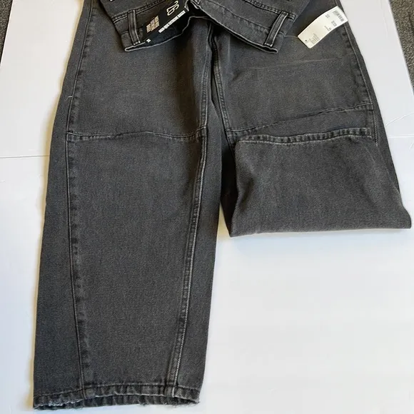 NWT BDGashed  Urban Outfitters RIh Extreme Baggy Jean - WBlack Denim