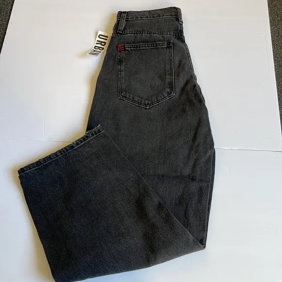 NWT BDGashed  Urban Outfitters RIh Extreme Baggy Jean - WBlack Denim