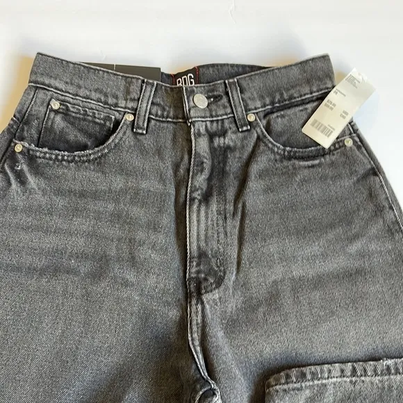 NWT BDGashed  Urban Outfitters RIh Extreme Baggy Jean - WBlack Denim