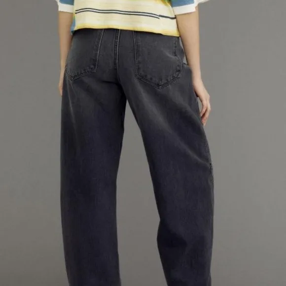 NWT BDGashed  Urban Outfitters RIh Extreme Baggy Jean - WBlack Denim