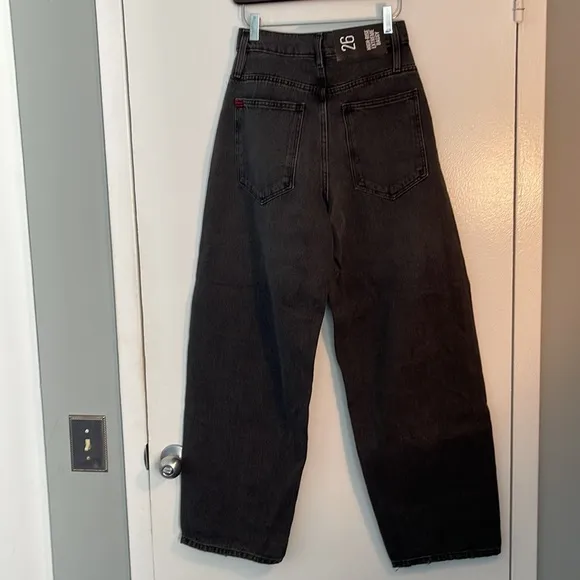NWT BDGashed  Urban Outfitters RIh Extreme Baggy Jean - WBlack Denim