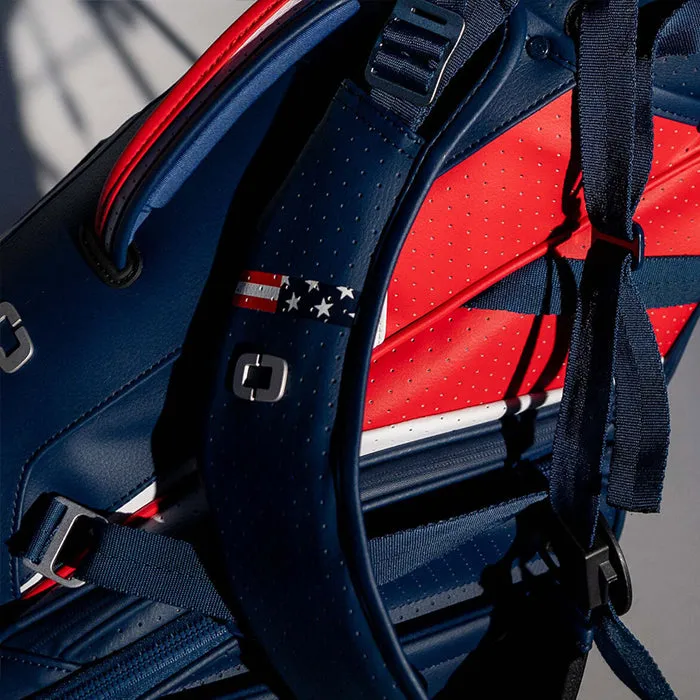 OGIO SHADOW Golf Bag - Red/White/Blue