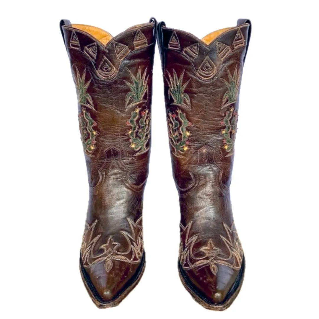OLD GRINGO BOOT STAR Vintage Cactus Aztec Southwest Western Cowgirl Boots