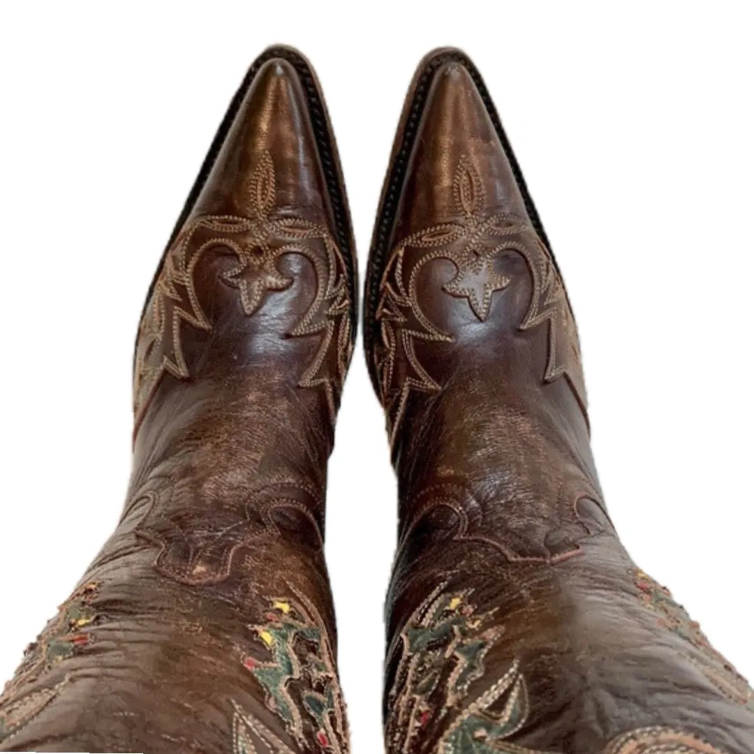 OLD GRINGO BOOT STAR Vintage Cactus Aztec Southwest Western Cowgirl Boots