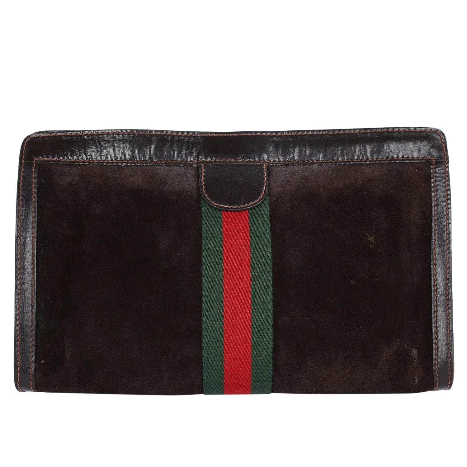 Ophidia GG Brown Clutch Toiletry Bag