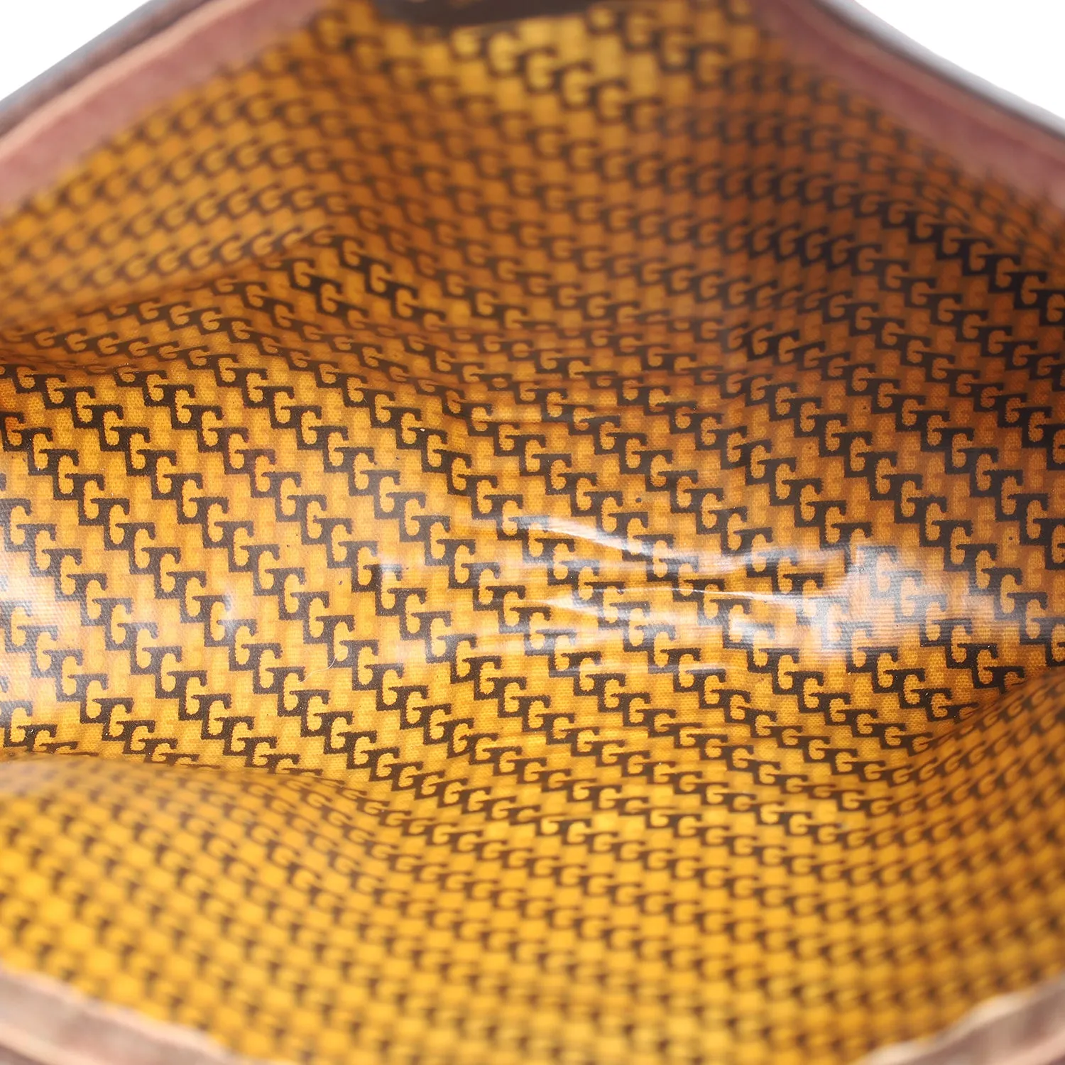Ophidia GG Brown Clutch Toiletry Bag