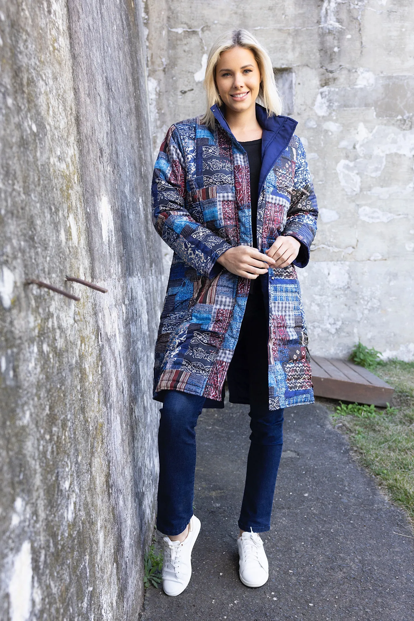 Orientique Kantha Puffer 3245