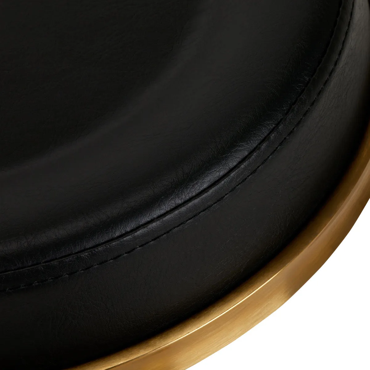 OUTLET ACTIVESHOP COSMETIC STOOL H5 GOLD BLACK