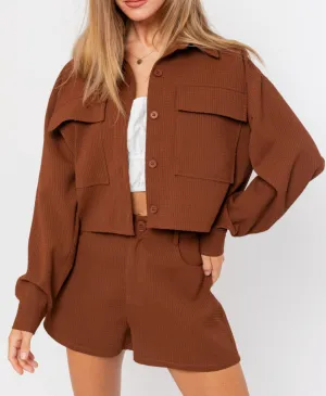 Oversized Crop Jacket