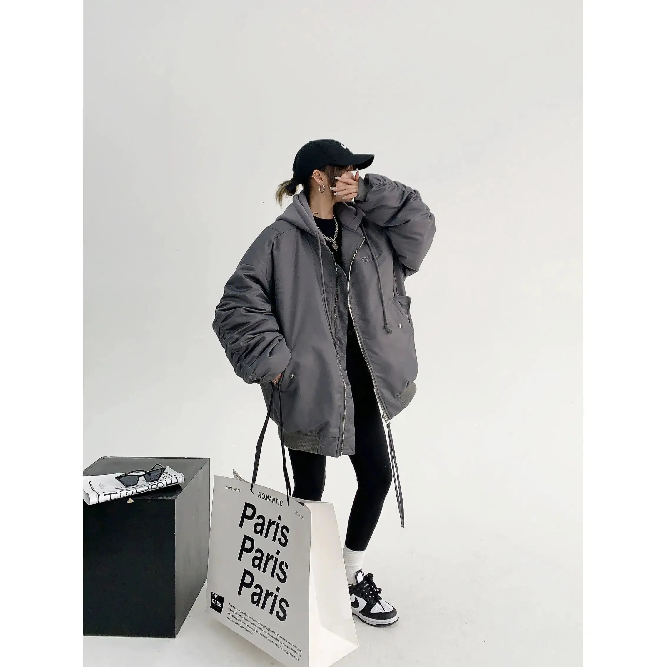 Oversized Hooded Puffer Coat