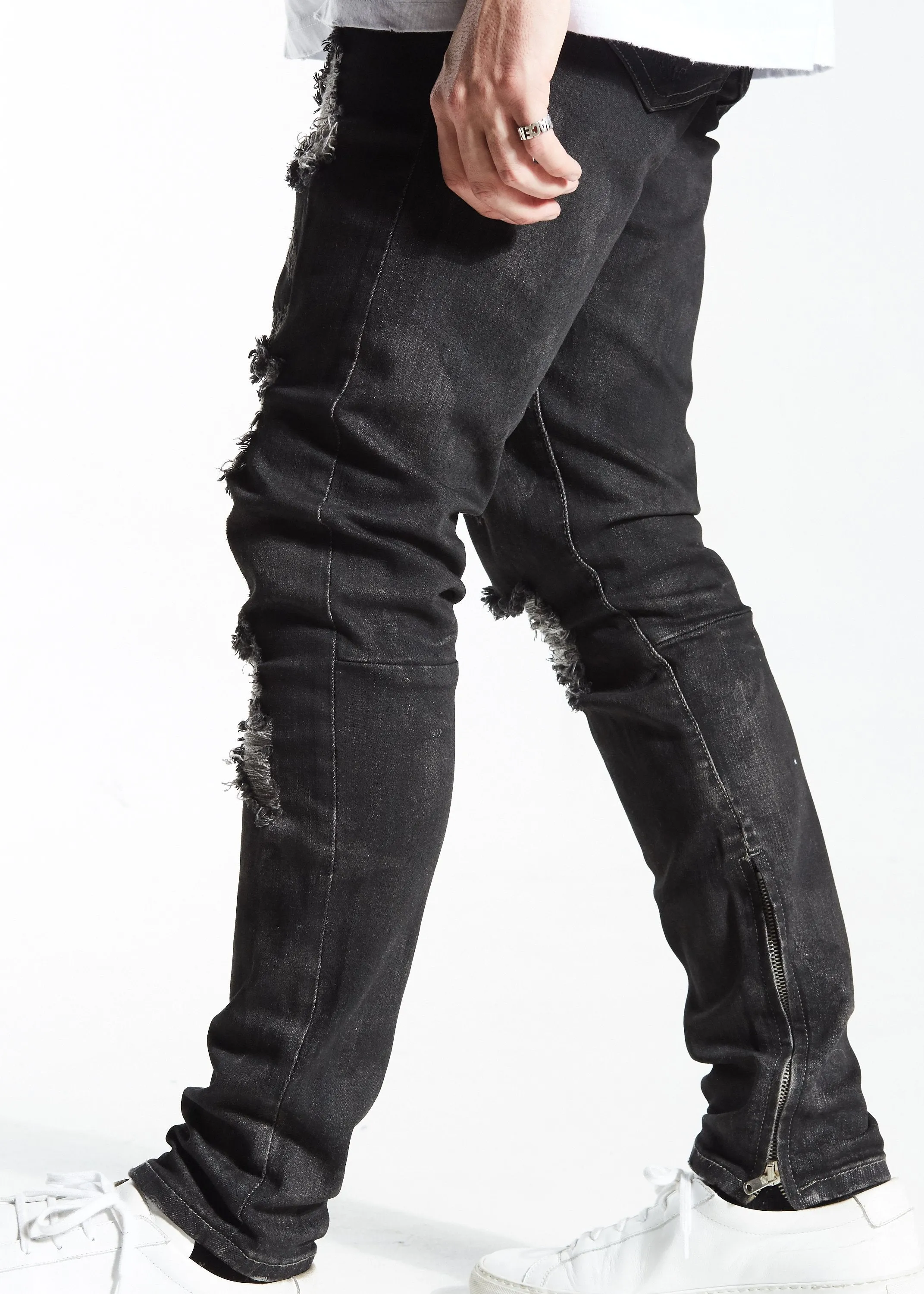 Pacific Denim (Black on Black)