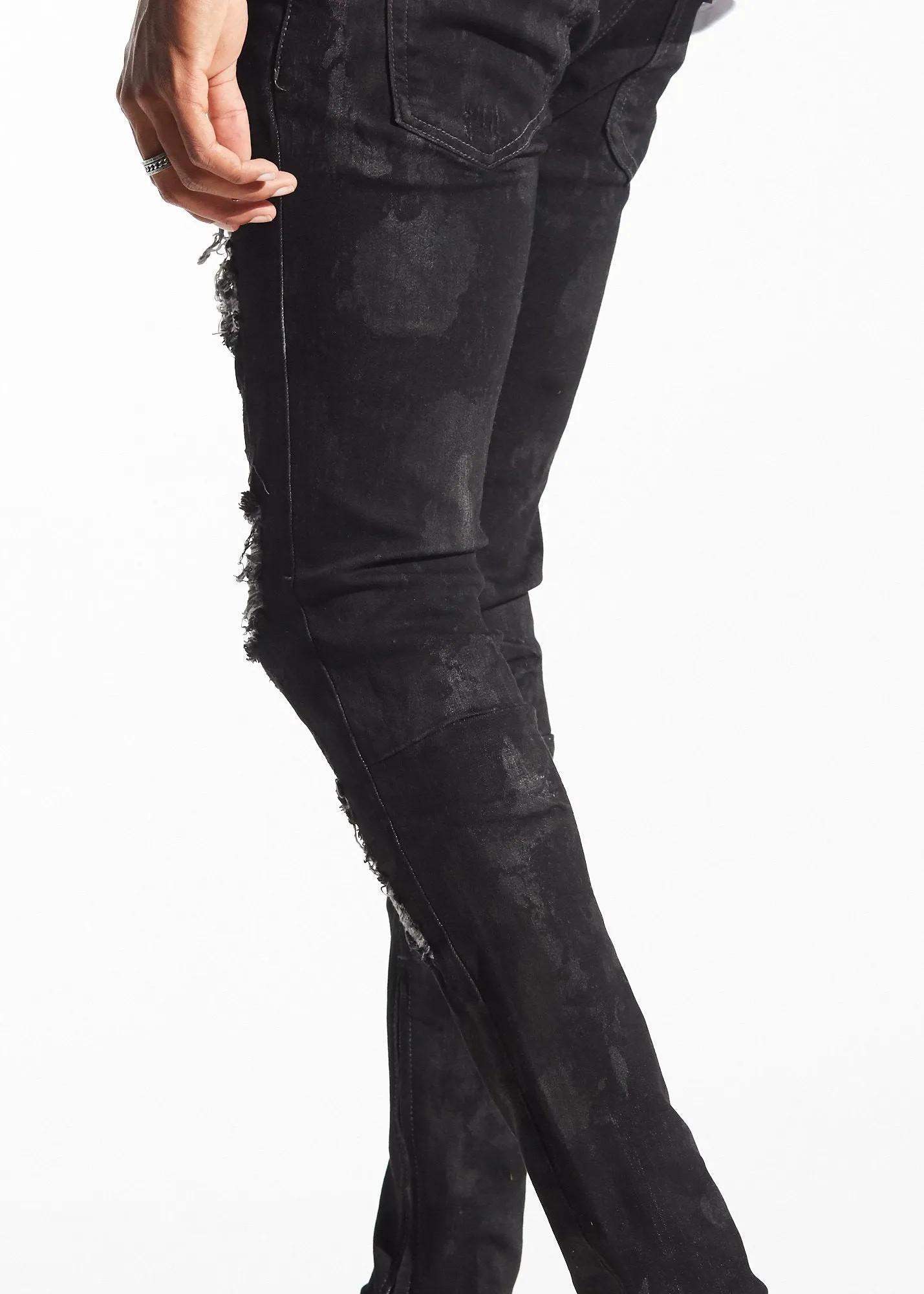 Pacific Denim (Black on Black)