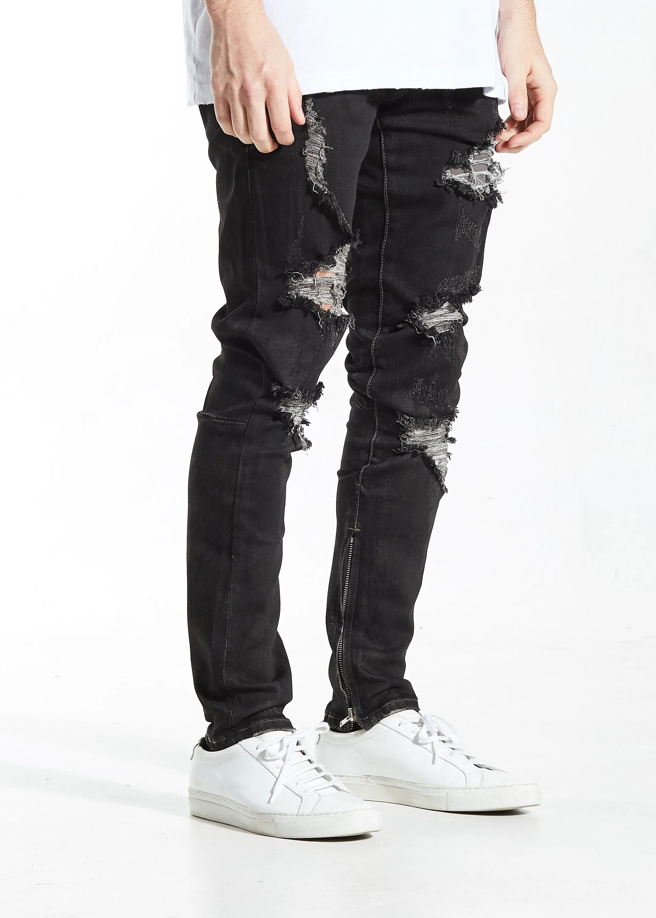Pacific Denim (Black on Black)