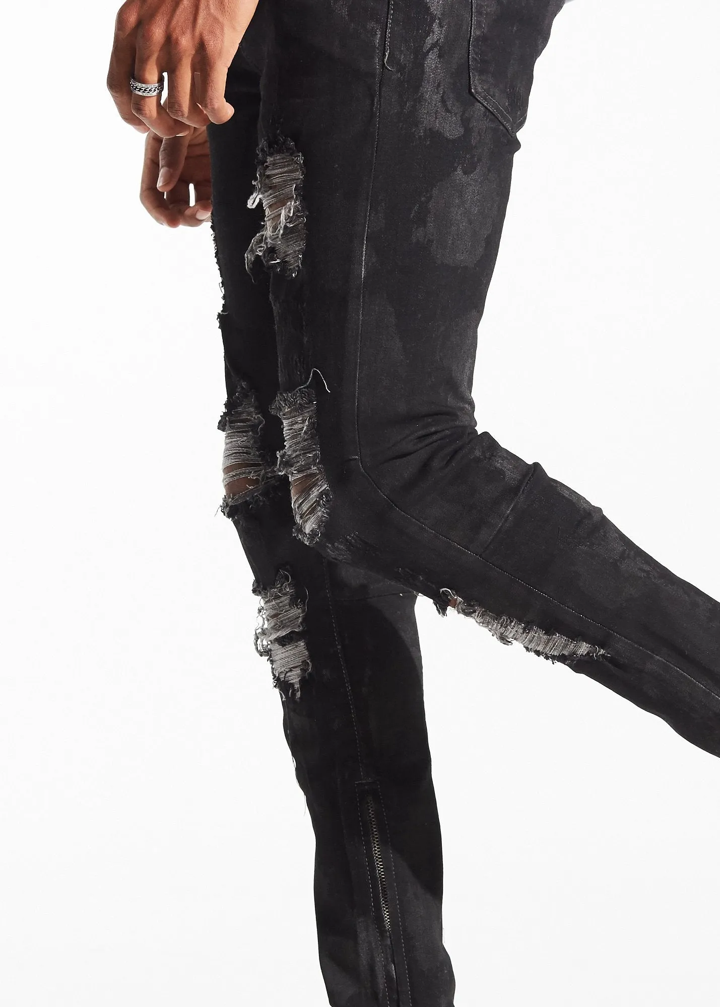 Pacific Denim (Black on Black)