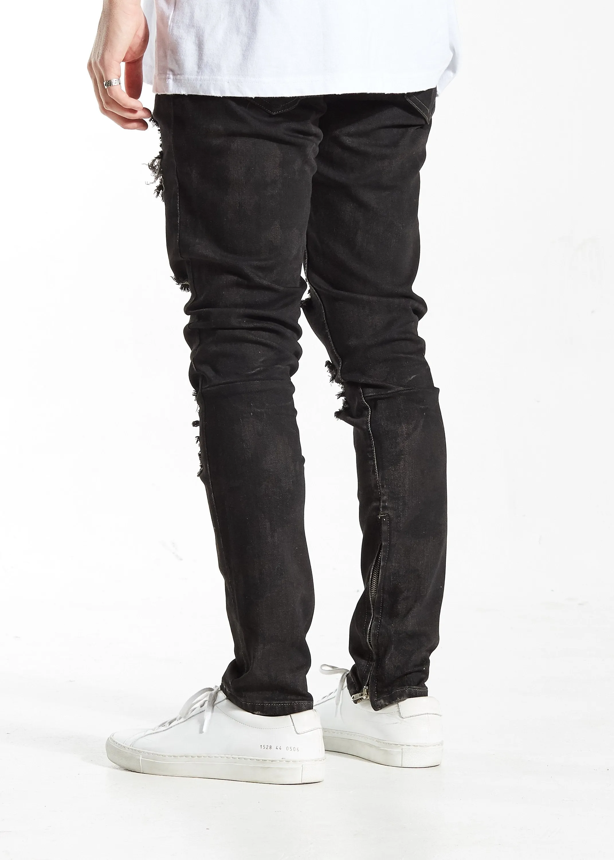 Pacific Denim (Black on Black)