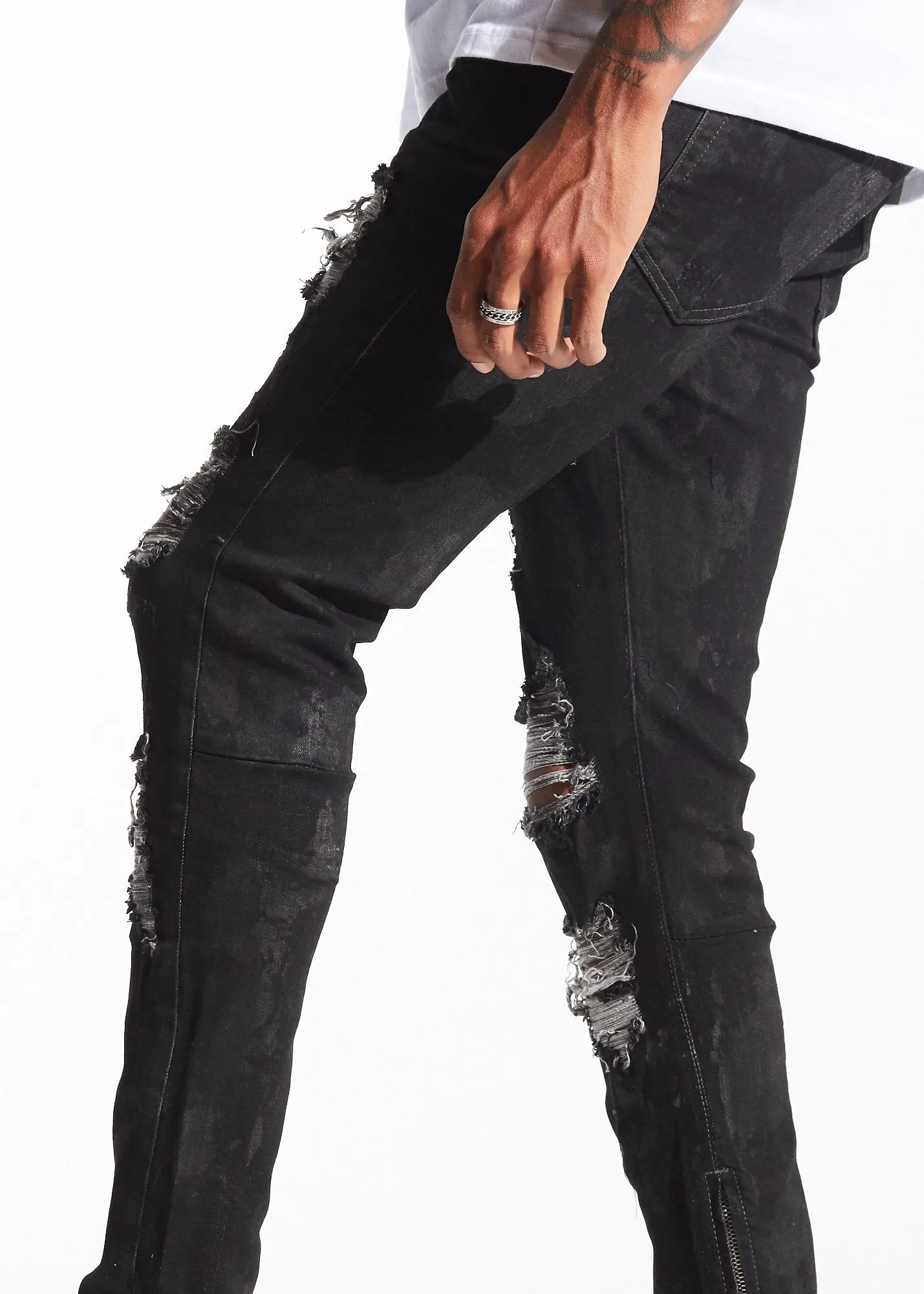 Pacific Denim (Black on Black)