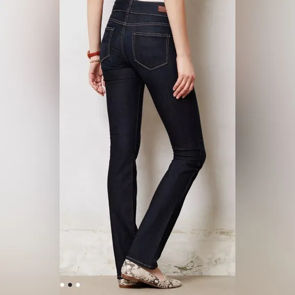 Paige Hidden Hills Straight Leg  Denim Jeans Size 25