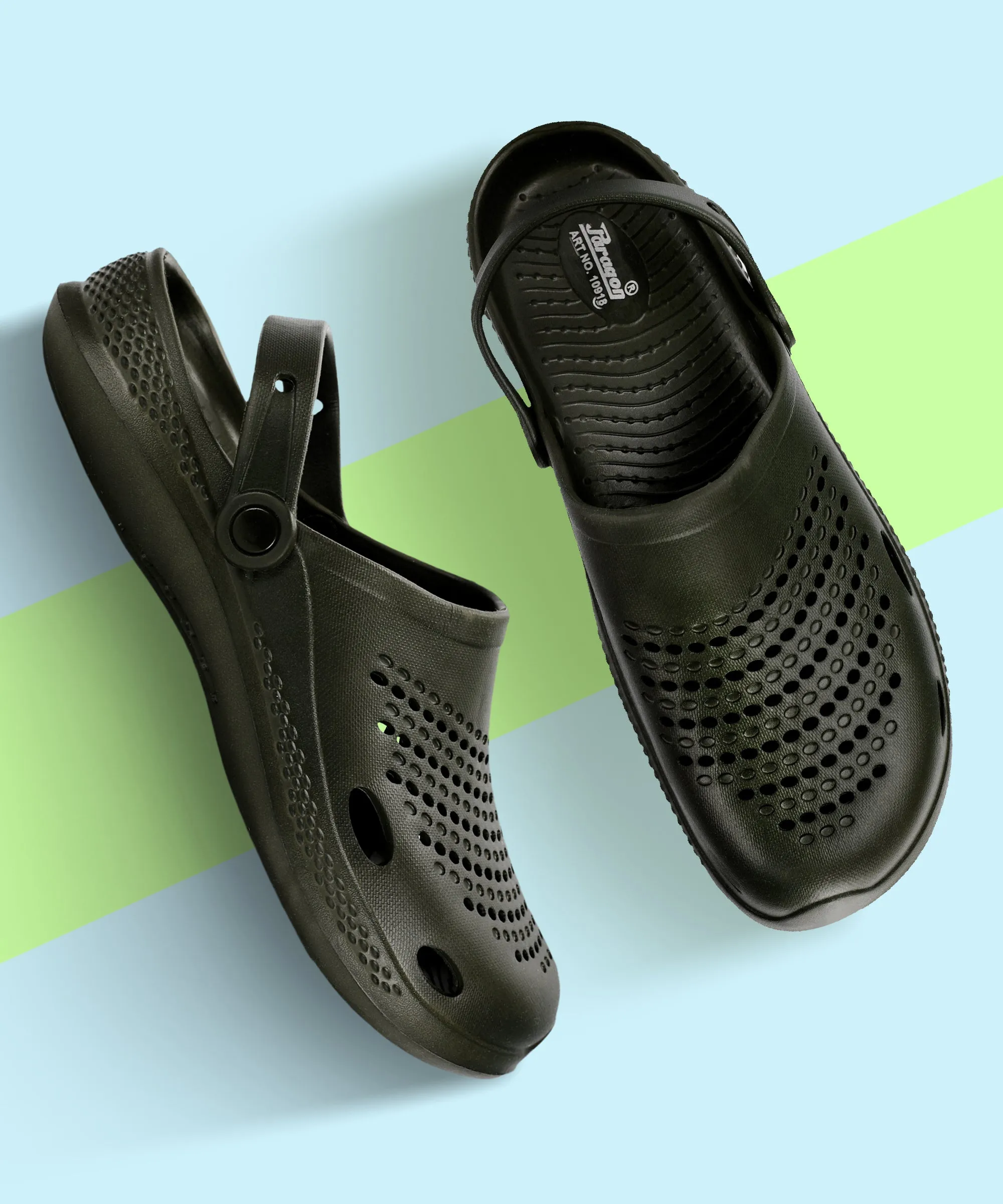 Paragon K10918G Men Casual Clogs | Stylish, Durable | Casual & Comfortable | For Everyday Use