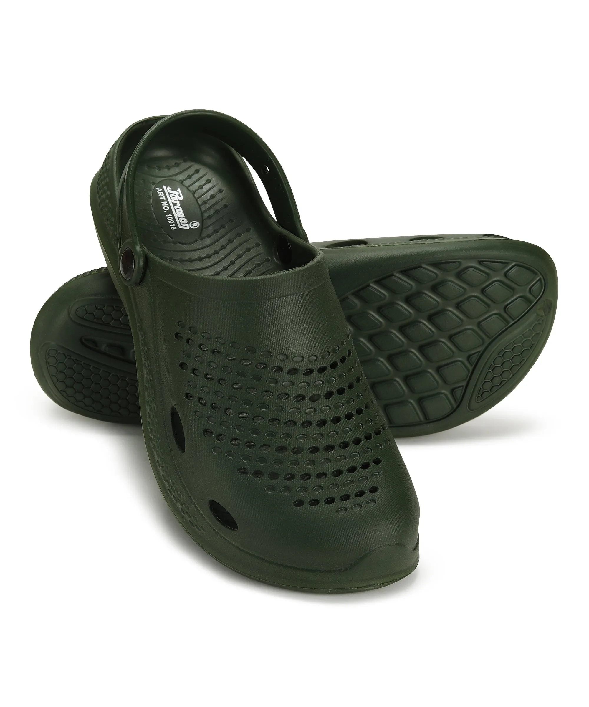 Paragon K10918G Men Casual Clogs | Stylish, Durable | Casual & Comfortable | For Everyday Use