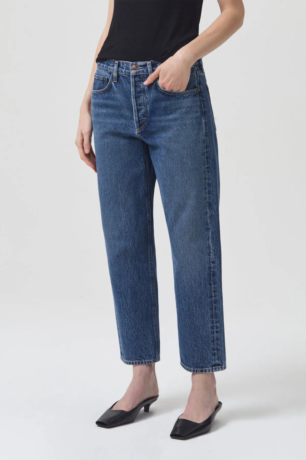 Parker Easy Straight Jean in Placebo